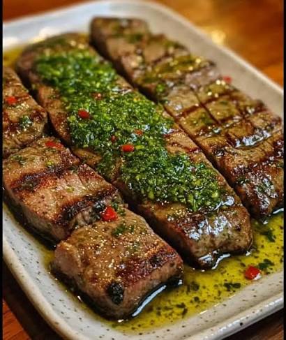 Churrasco a la Parrilla (300g) con Chimichurri