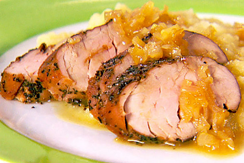 Lomo de Cerdo en Salsa Hawaiana (Porción Individual)
