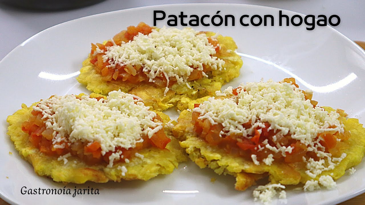 Patacones con Hogao y Queso Costeño (Porción - 4 Unidades)
